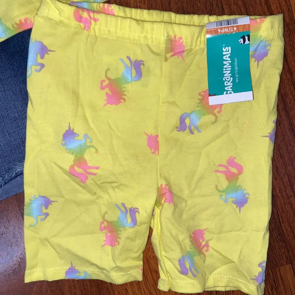 Girls Shorts Set Lot Size 4T Garamals NWT 3 Pieces